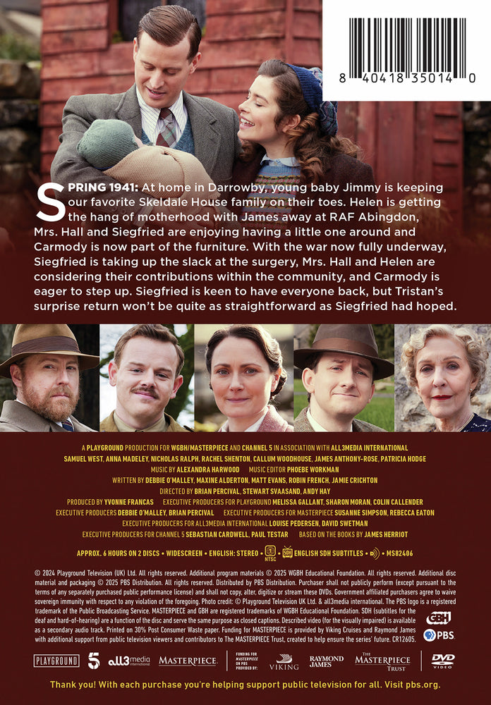 Masterpiece: All Creatures Great and Small Season 5 - Back Panel - 