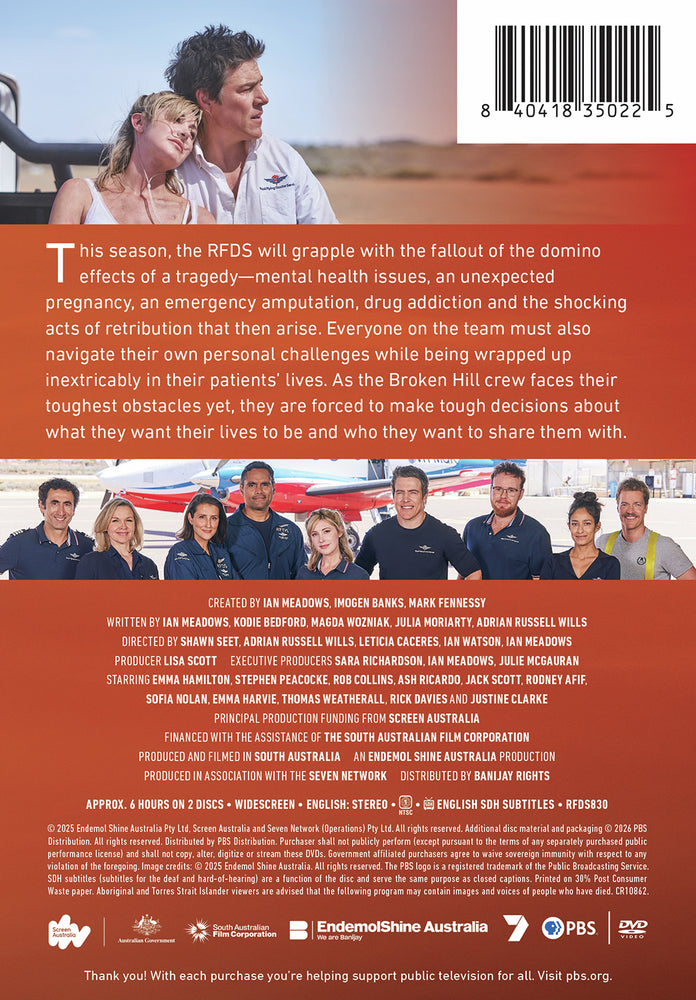 Royal Flying Doctor Service, Season 3 - Back Panel - 