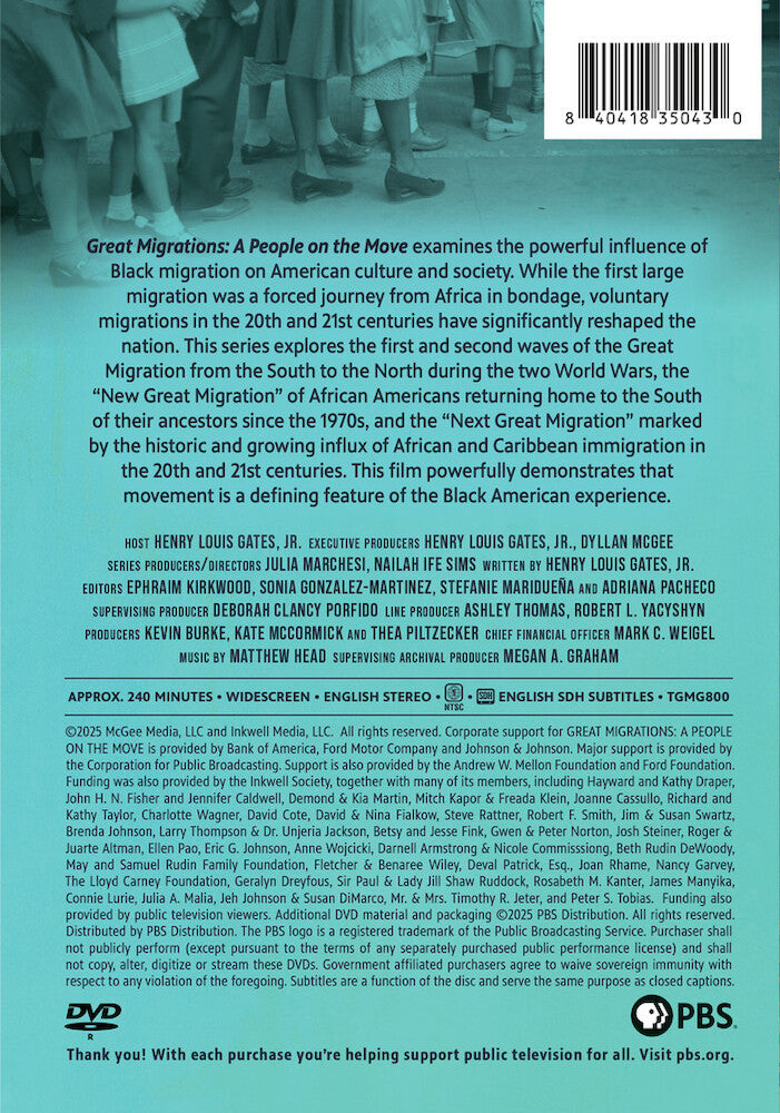Great Migrations: A People on the Move - Back Panel - 