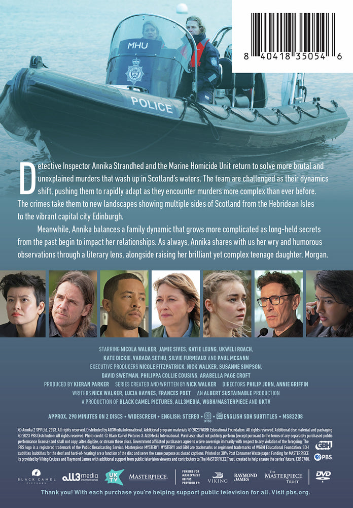 Masterpiece Mystery!: Annika Season 2 - Back Panel - 