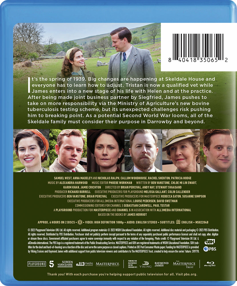 Masterpiece: All Creatures Great and Small Season 3 - Back Panel - 