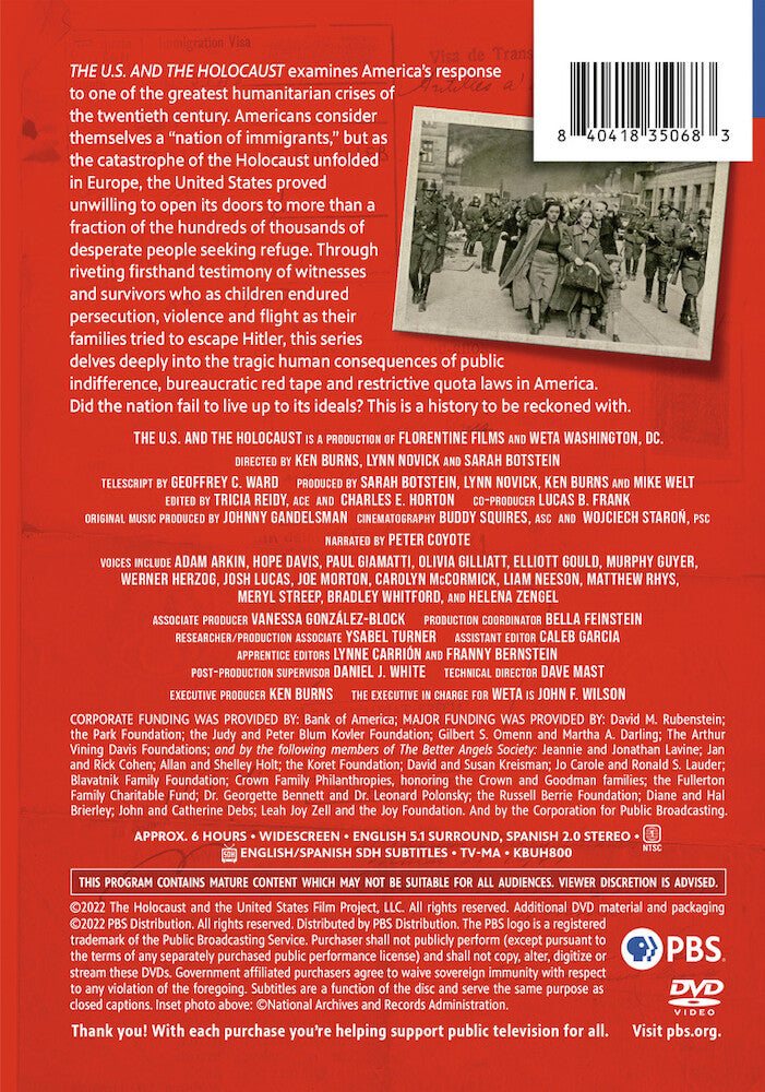 Ken Burns: The U.S. and the Holocaust - Back Panel - 