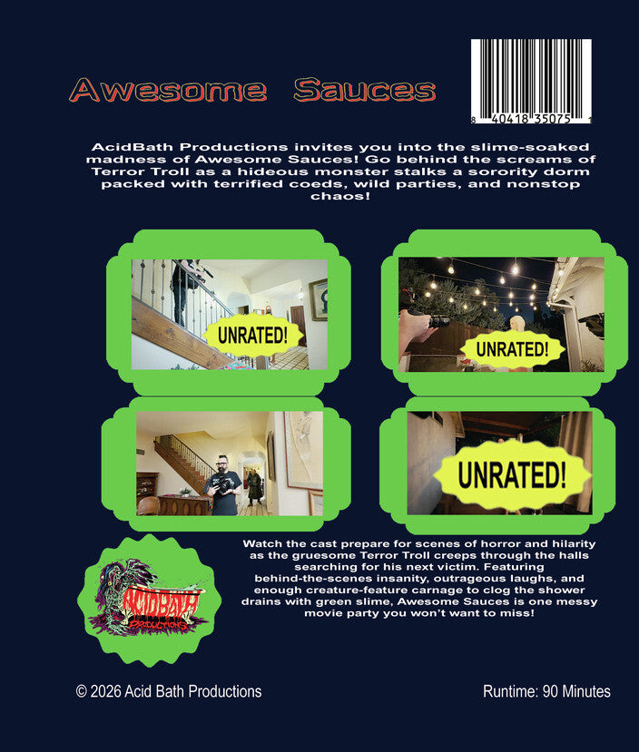 Awesome Sauces [Blu-ray] - Back Panel - 
