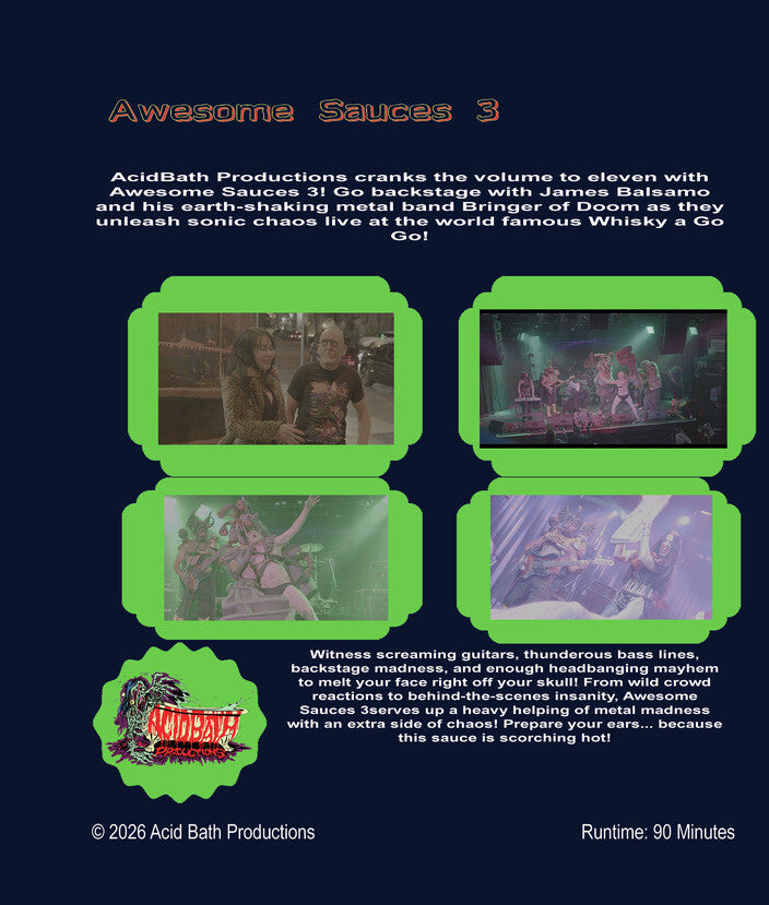 Awesome Sauces 3 [Blu-ray] - Back Panel - 