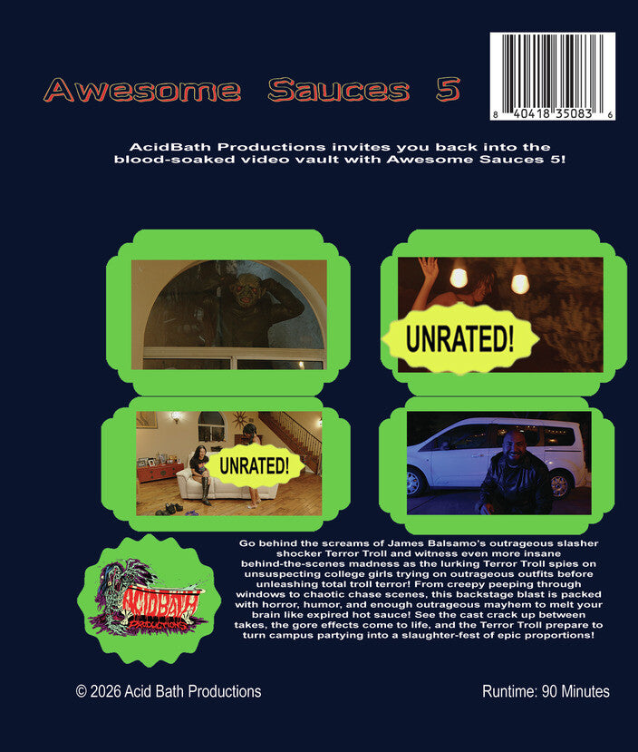 Awesome Sauces 5 [Blu-ray] - Back Panel - 
