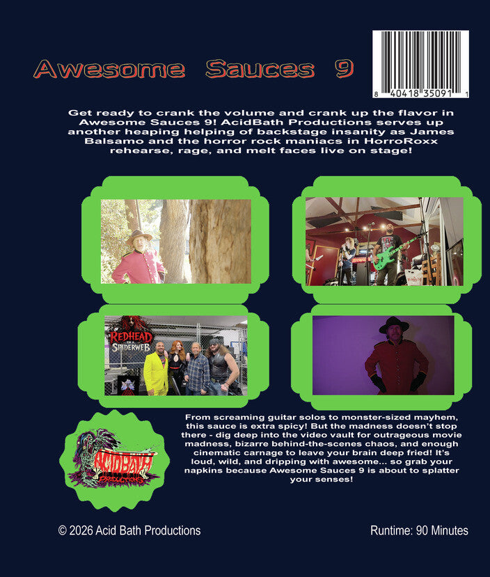 Awesome Sauces 9 [Blu-ray] - Back Panel - 