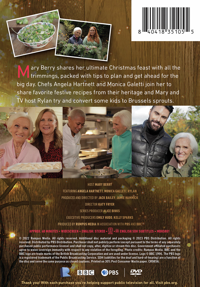 Mary Berry's Ultimate Christmas - Back Panel - 