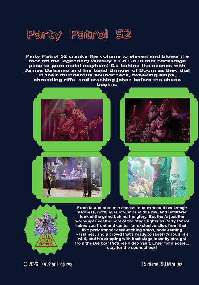 Party Patrol 52 - Back Panel - 