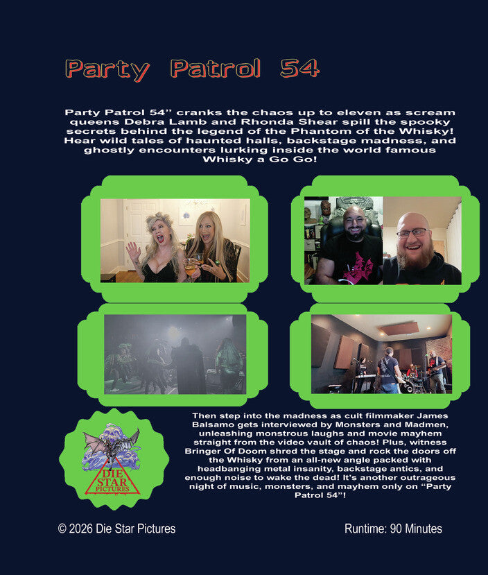 Party Patrol 54 [Blu-ray] - Back Panel - 