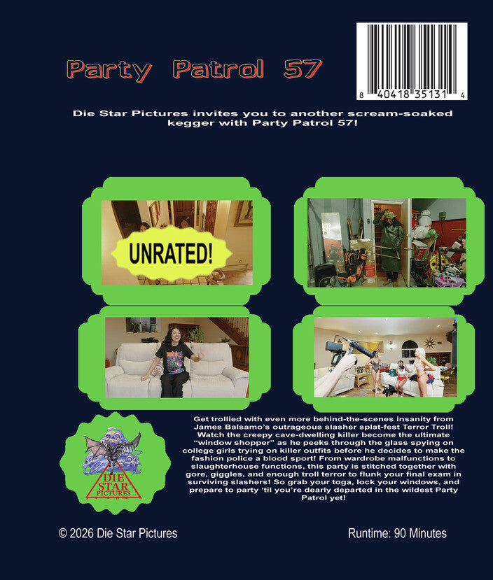 Party Patrol 57 [Blu-ray] - Back Panel - 