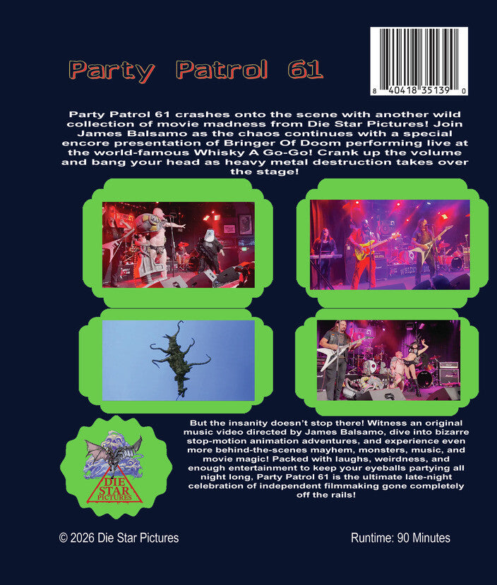 Party Patrol 61 [Blu-ray] - Back Panel - 