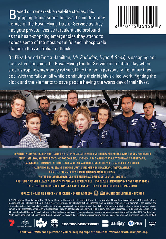 Royal Flying Doctor Service, Season 1 - Back Panel - 