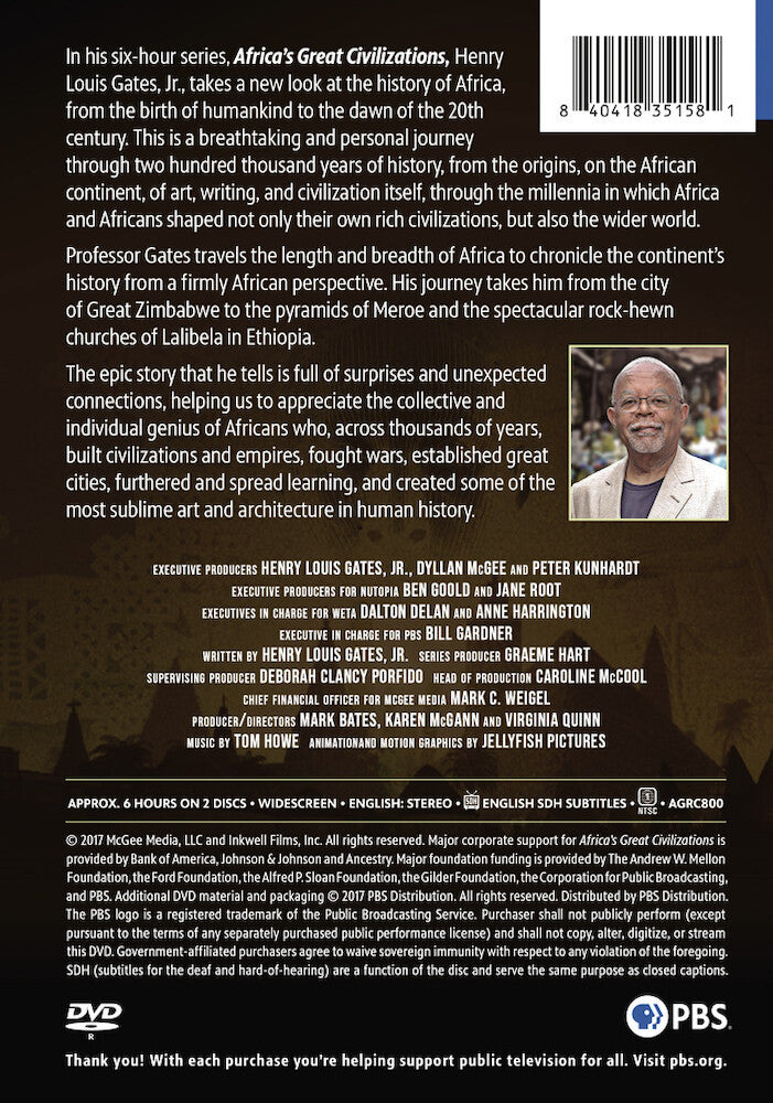 Africa's Great Civilizations - Back Panel - 