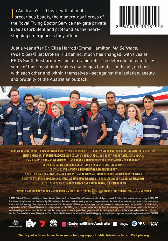 Royal Flying Doctor Service, Season 2 - Back Panel - 