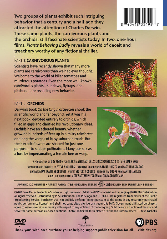 Plants Behaving Badly - Back Panel - 