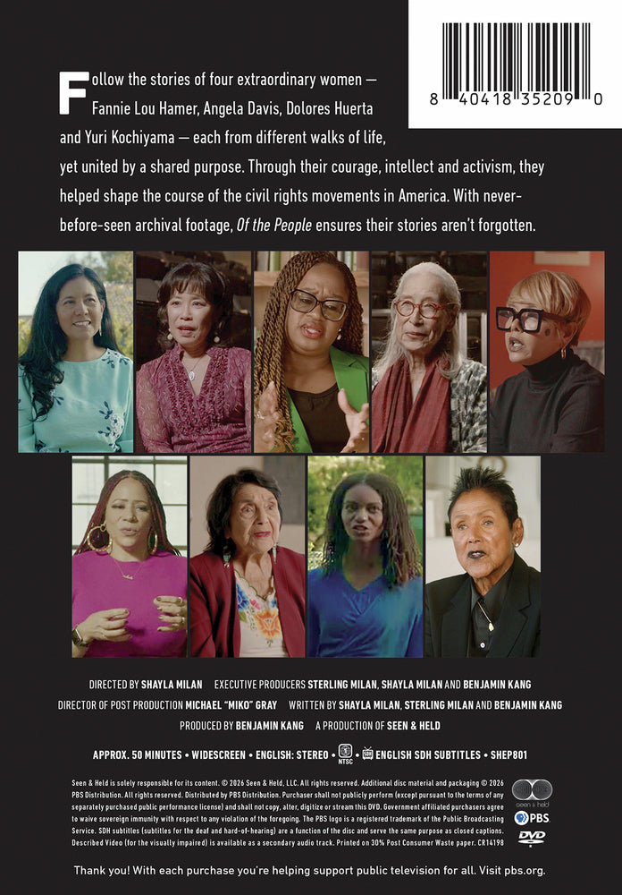 Of the People: Women of the Civil Rights Movement - Back Panel - 