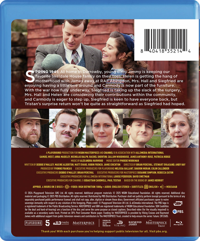 Masterpiece: All Creatures Great and Small Season 5 - Back Panel - 