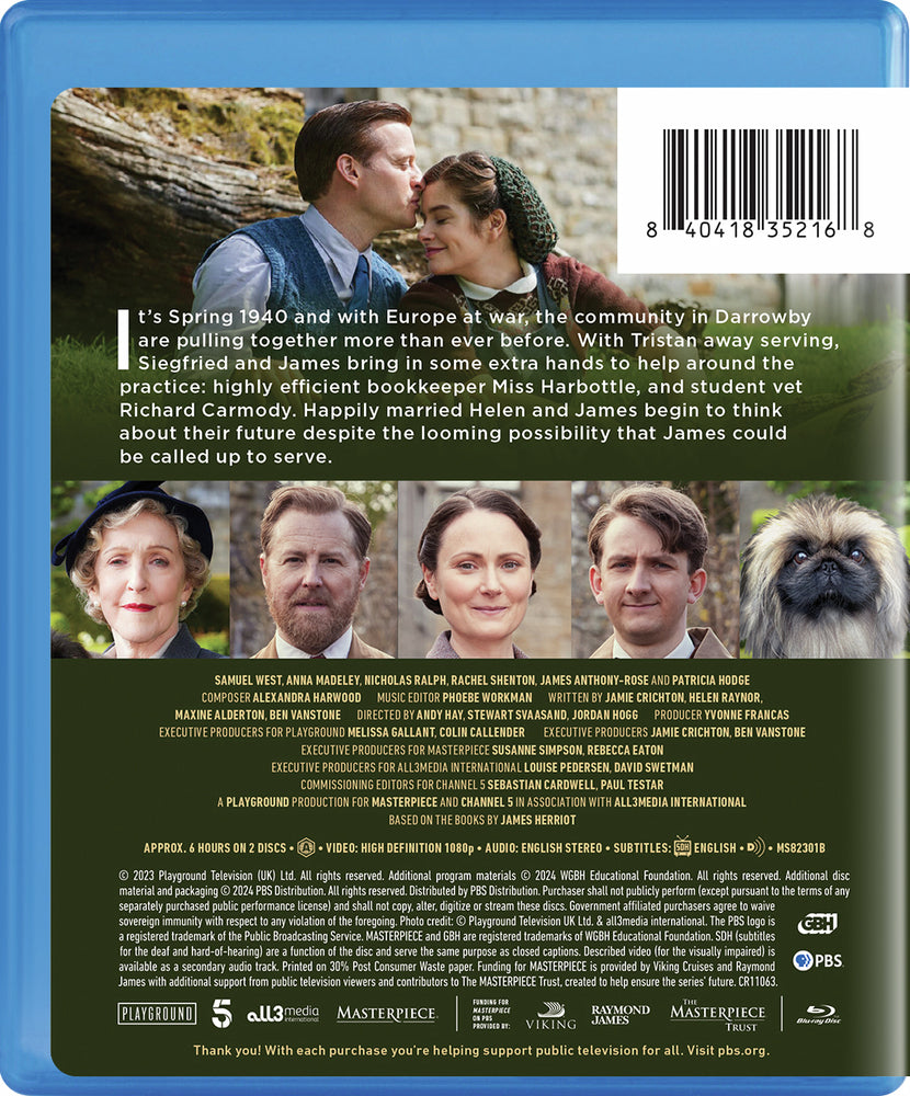Masterpiece: All Creatures Great and Small Season 4 - Back Panel - 