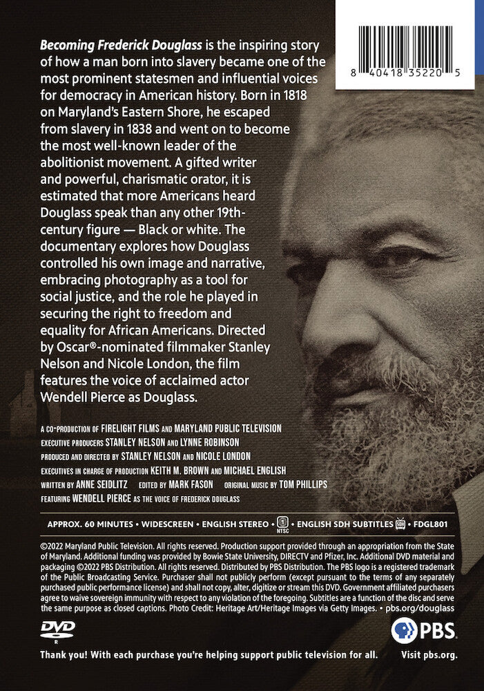 Becoming Frederick Douglass - Back Panel - 