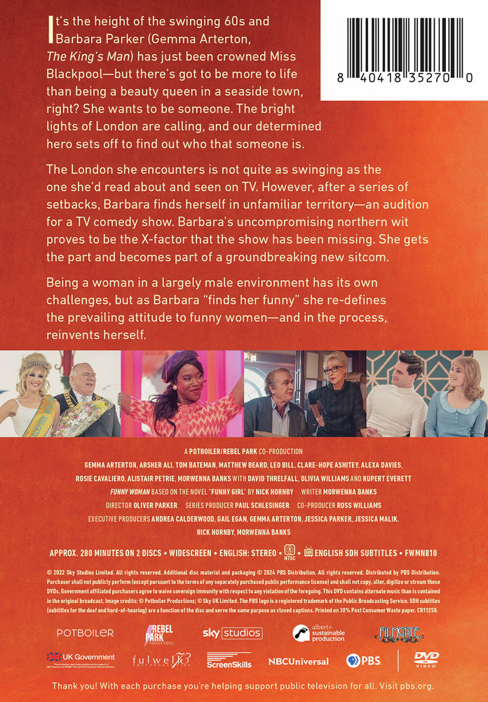 Funny Woman Season 1 - Back Panel - 