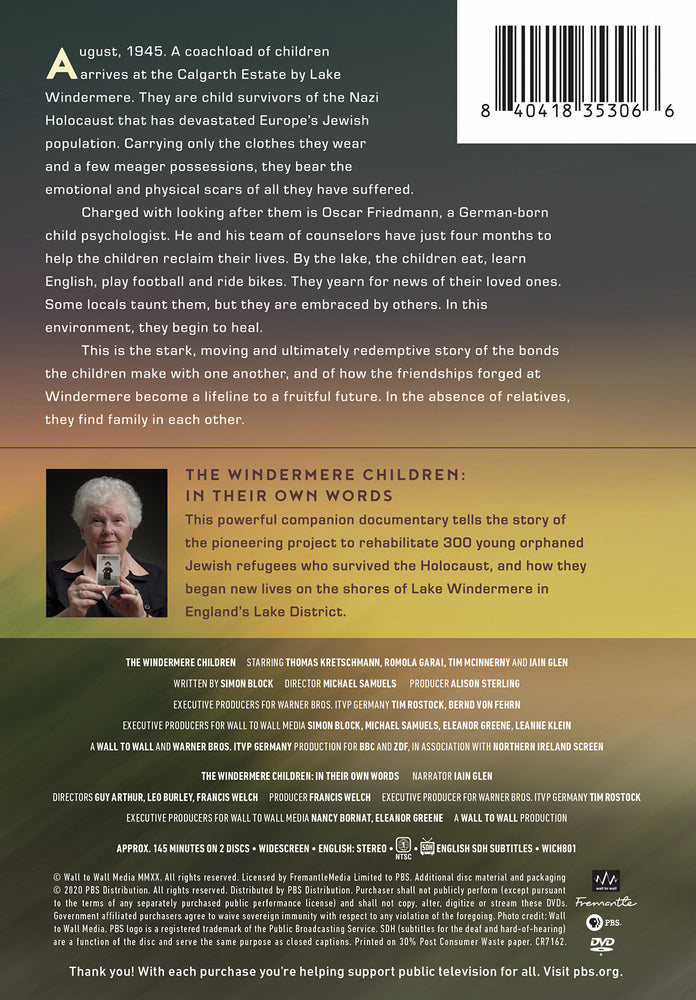The Windermere Children - Back Panel - 