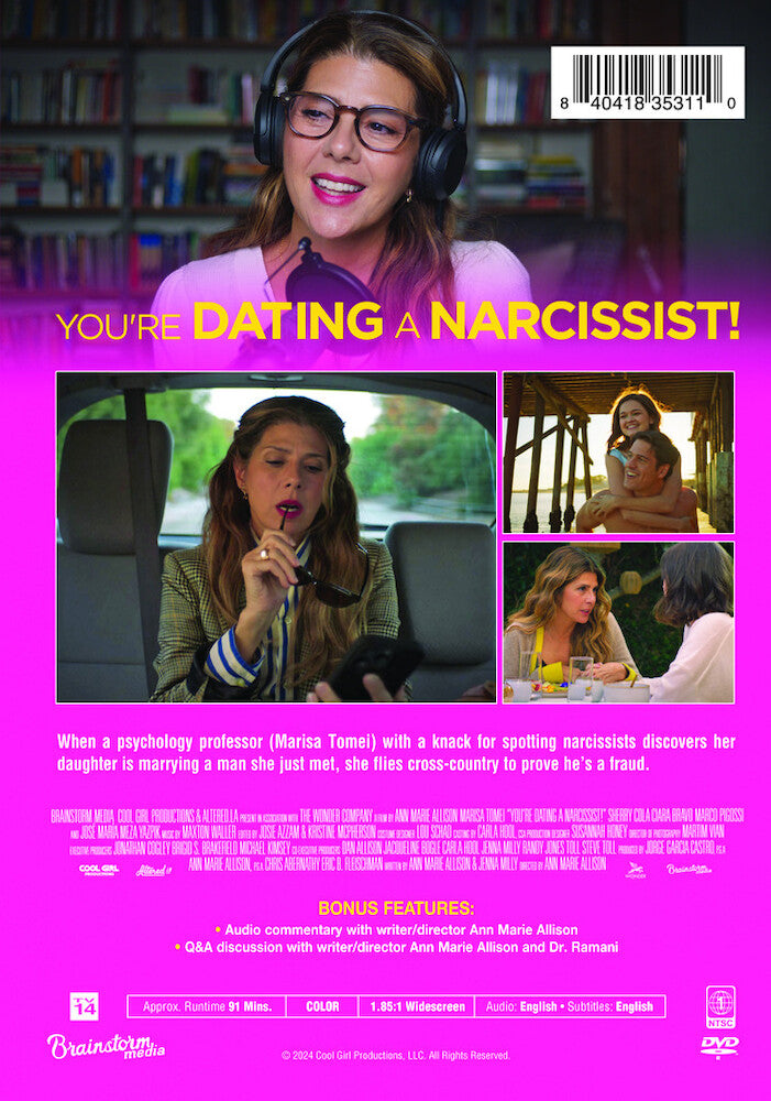 You're Dating A Narcissist - Back Panel - 