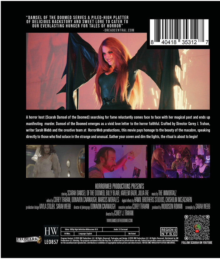 Damsel of the Doomed [Blu-ray] - Back Panel - 
