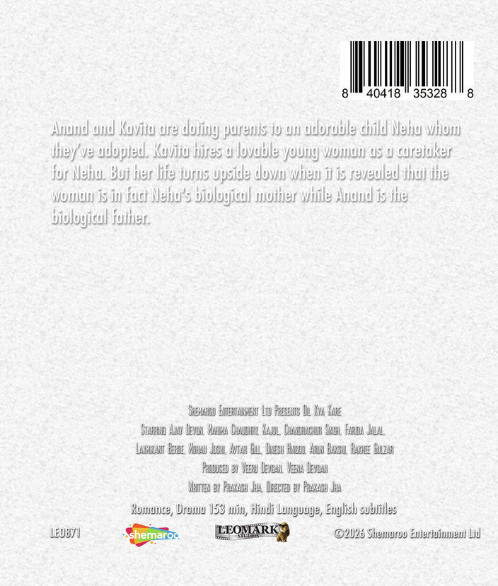 Dil Kya Kare [Blu-ray] - Back Panel - 