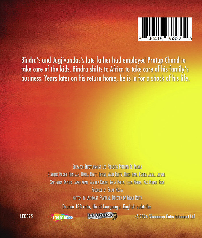 Patthar Se Takkar [Blu-ray] - Back Panel - 