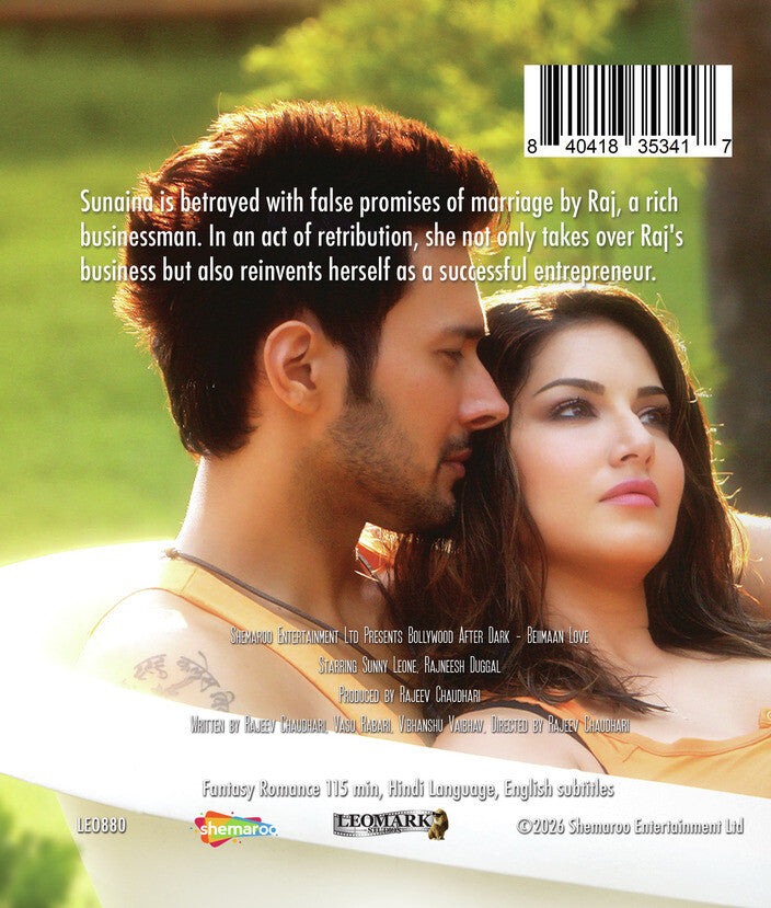 Bollywood After Dark - Beiimaan Love [Blu-ray] - Back Panel - 