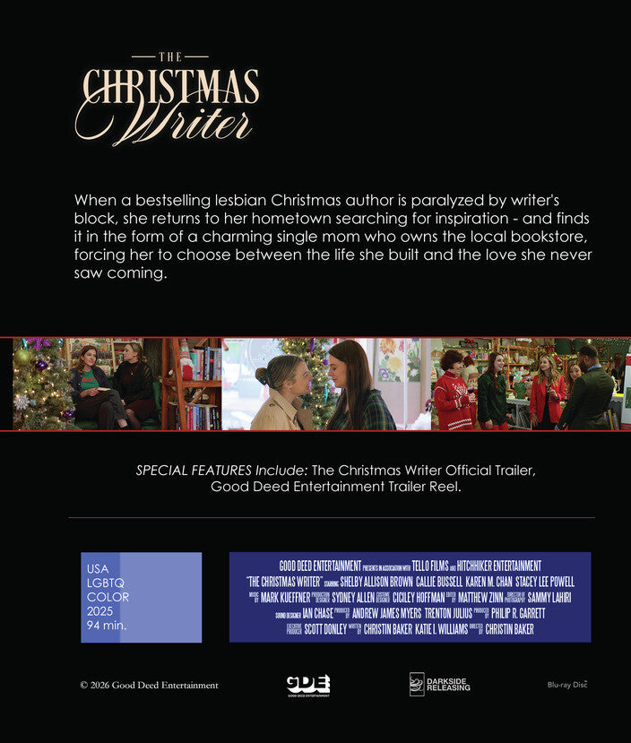 The Christmas Writer [Blu-ray] - Back Panel - 