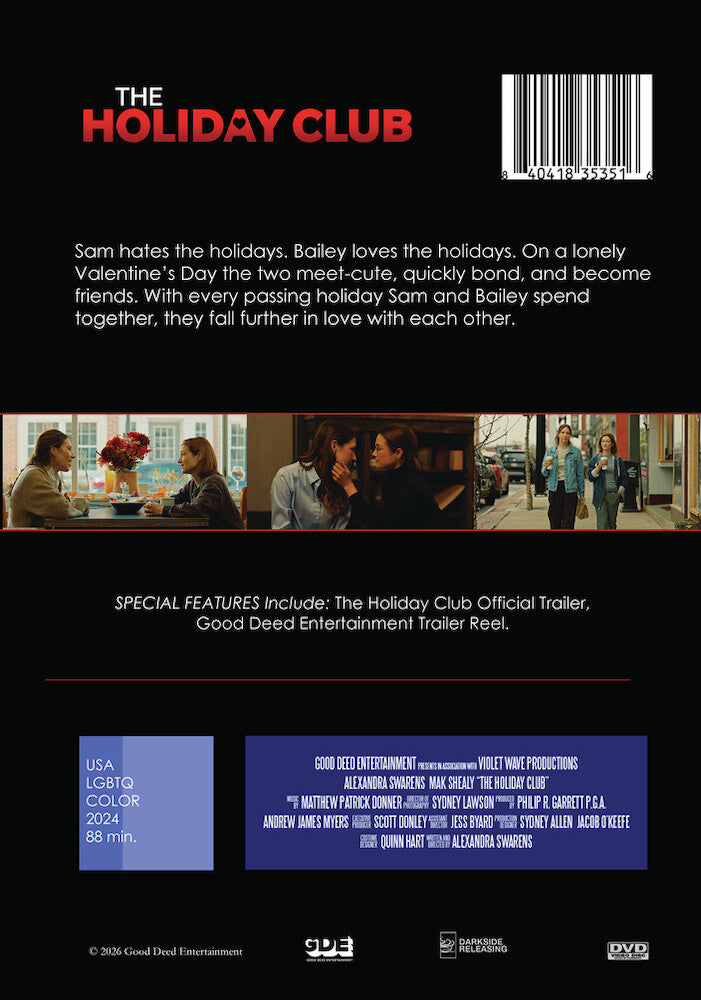 The Holiday Club - Back Panel - 