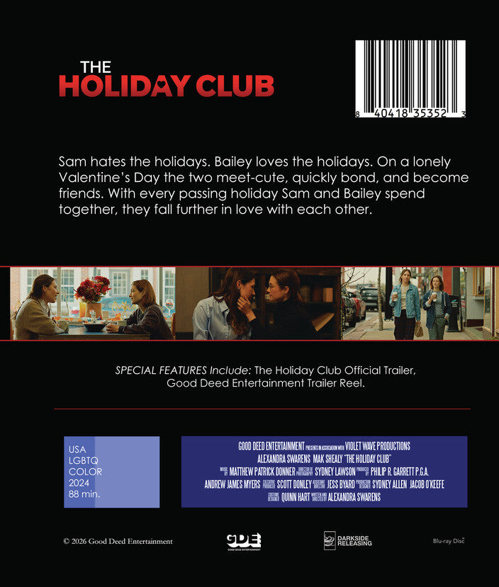 The Holiday Club [Blu-ray] - Back Panel - 