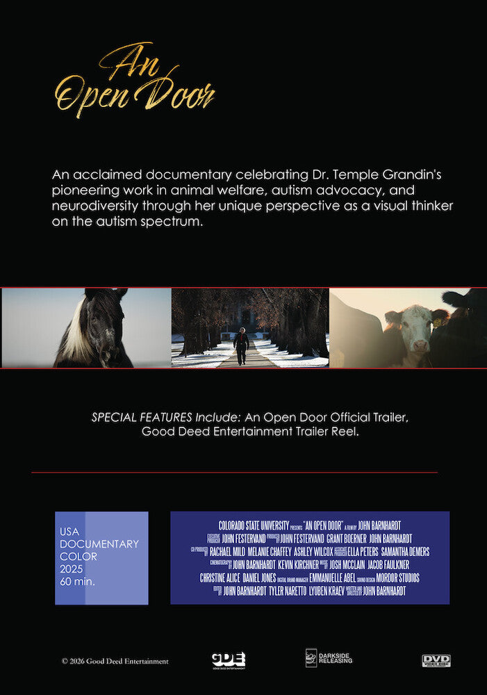 An Open Door: Temple Grandin - Back Panel - 