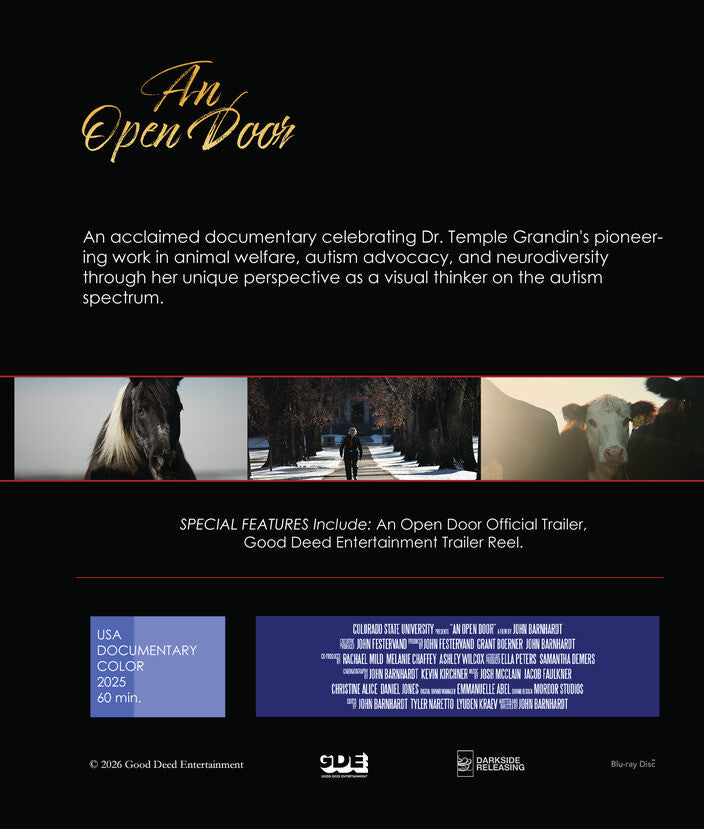 An Open Door: Temple Grandin [Blu-ray] - Back Panel - 
