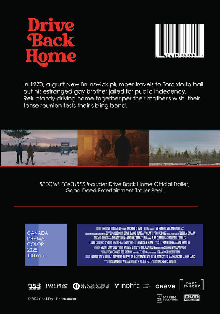 Drive Back Home - Back Panel - 