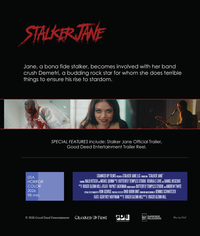 Stalker Jane [Blu-ray] - Back Panel - 