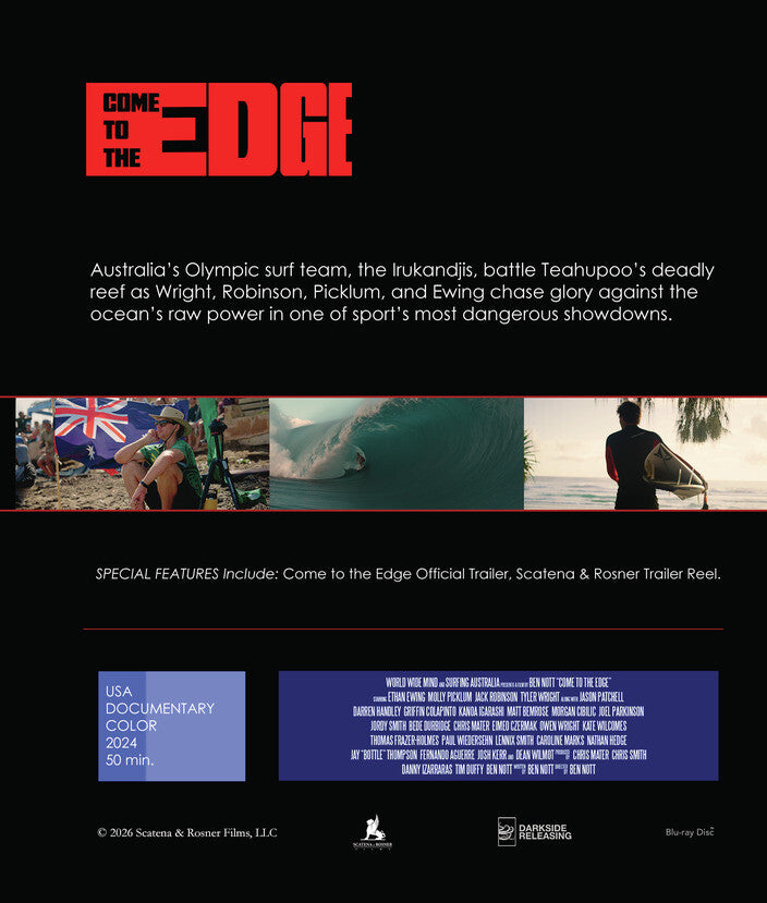 Come to the Edge [Blu-ray] - Back Panel - 