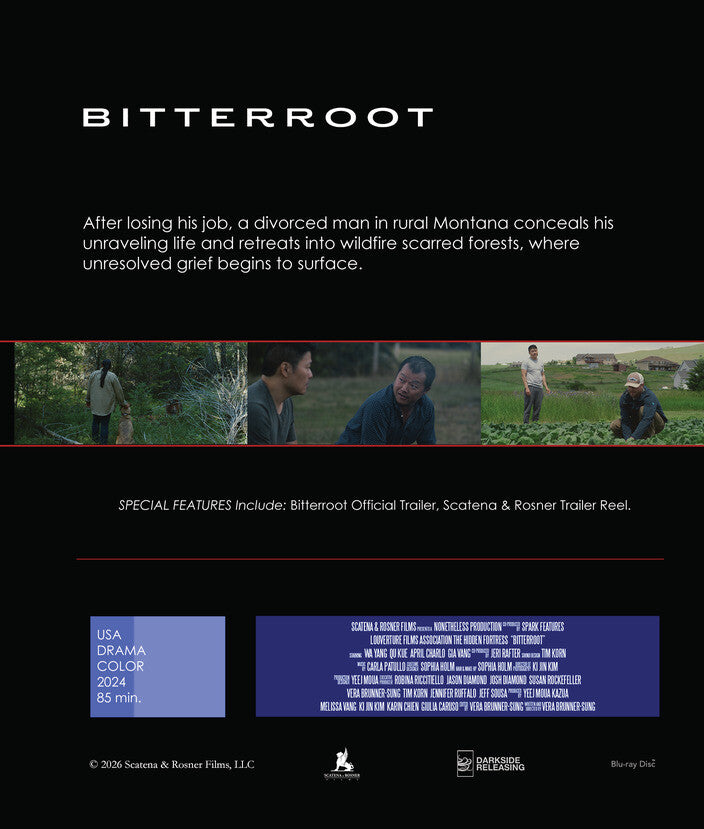 Bitterroot [Blu-ray] - Back Panel - 