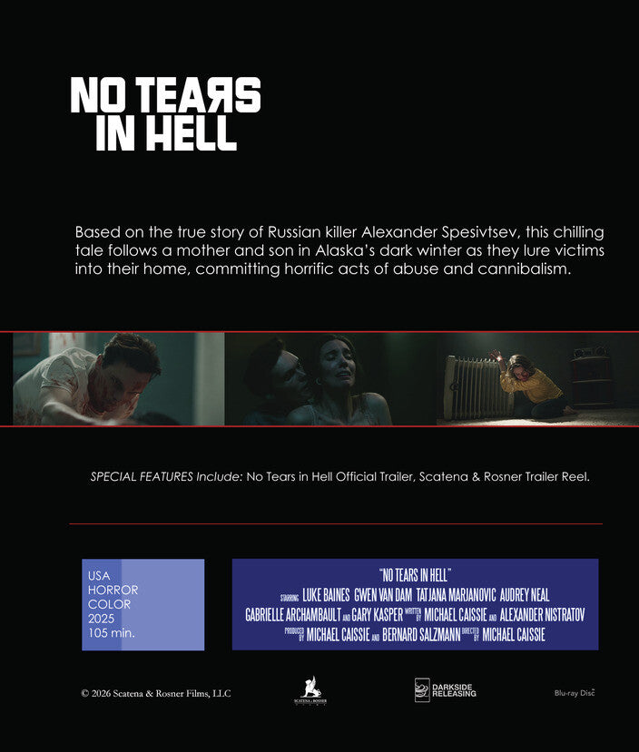 No Tears in Hell [Blu-ray] - Back Panel - 