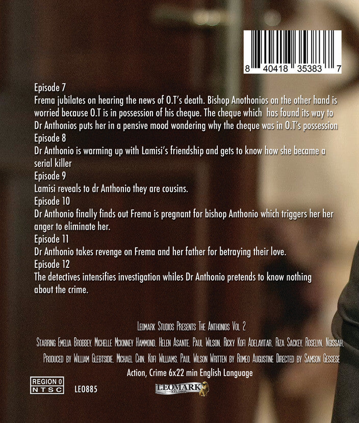 The Anthonios Vol 2 [Blu-ray] - Back Panel - 