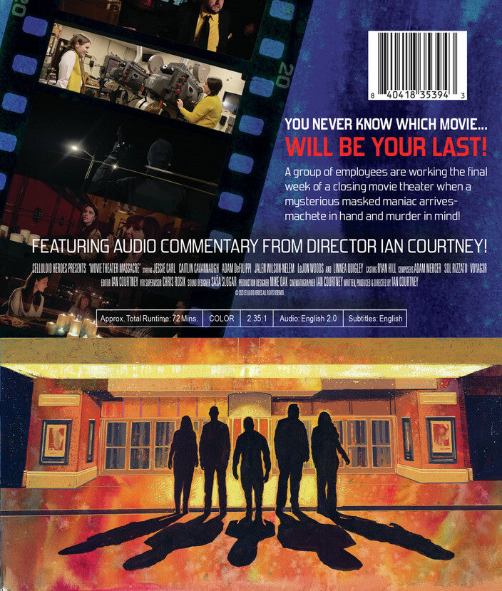 Movie Theater Massacre [Blu-ray] - Back Panel - 
