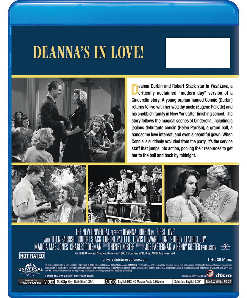 First Love [Blu-ray] - Back Panel - 