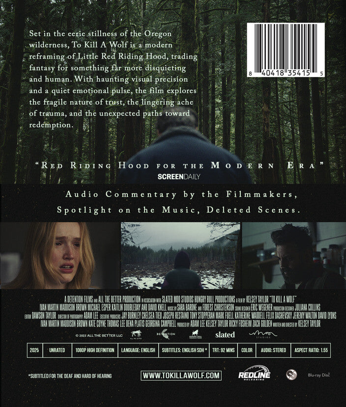 To Kill a Wolf [Blu-ray] - Back Panel - 