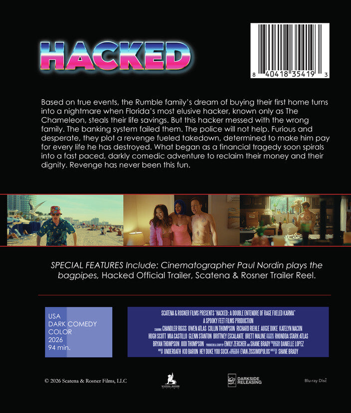 Hacked: A Double Entendre of Rage Fueled Karma [Blu-ray] - Back Panel - 