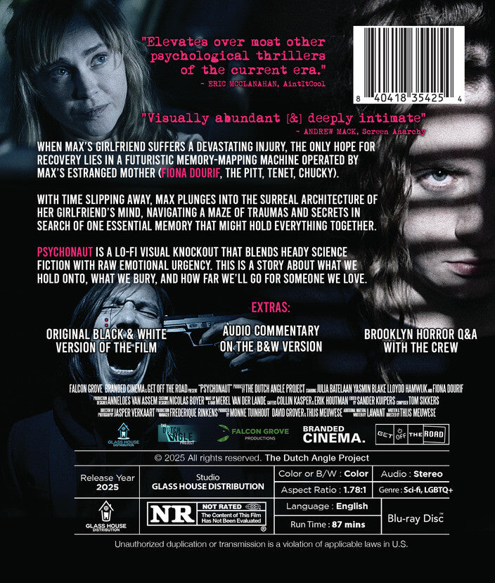 Psychonaut [Blu-ray] - Back Panel - 