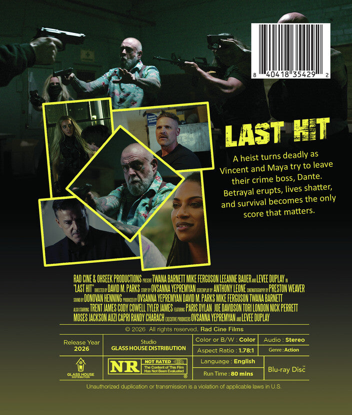 Last Hit [Blu-ray] - Back Panel - 