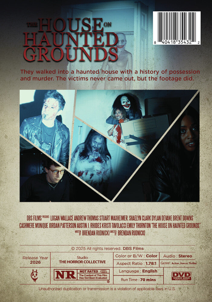 The House on Haunted Grounds - Back Panel - 