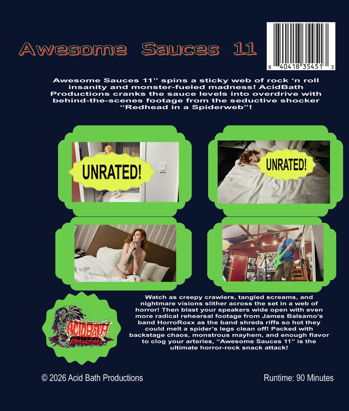 Awesome Sauces 11 [Blu-ray] - Back Panel - 