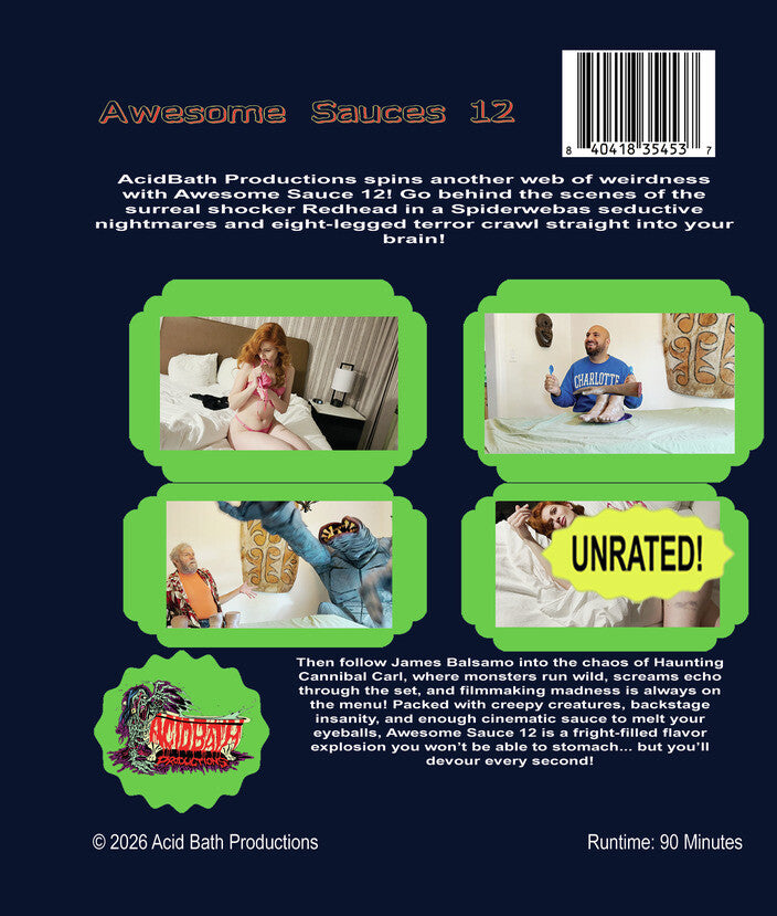 Awesome Sauces 12 [Blu-ray] - Back Panel - 